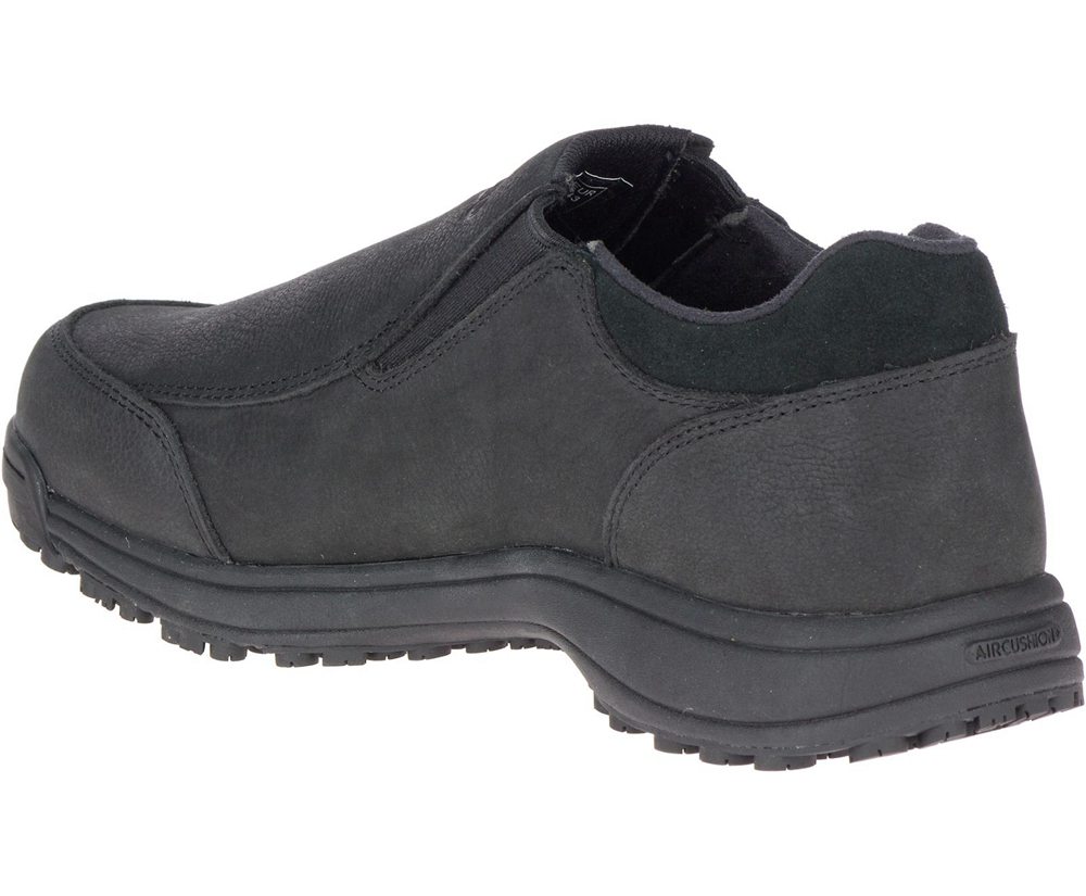 Slip On Homem - Merrell Sutton Moc Ac+ Pro - Pretas - TKJ734982